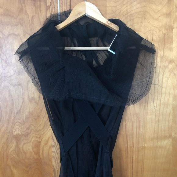 Ann Demeulemeester black silk dress - Picture 7 of 7